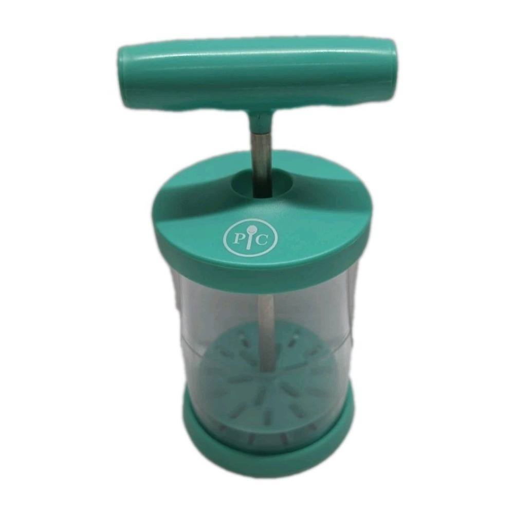 Pampered Chef Whipped Cream Maker Handheld With Lid Teal